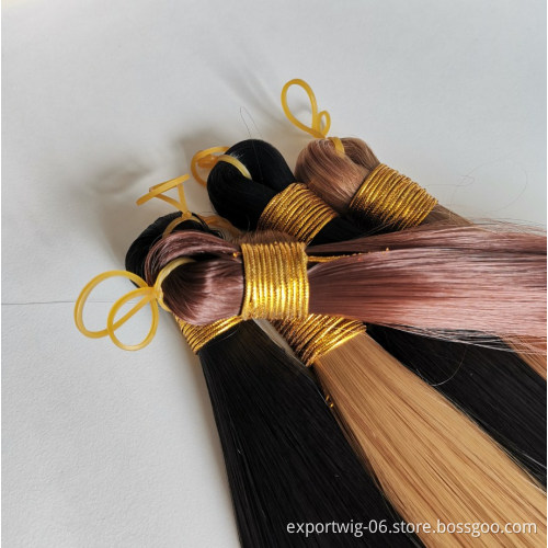 22inch synthetic silky bone straight hair bulk crochet braiding hair braid silky straight pre stretched braiding hair bulk